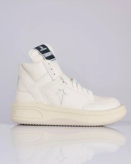 Online DRKSHDW Rick Owens Converse TURBOWPN White White