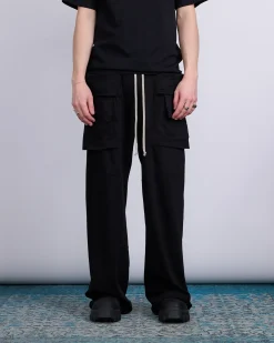 Online DRKSHDW Rick Owens Creatch Wide Jersey Cargo Pant RN Black