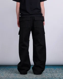 Hot DRKSHDW Rick Owens Creatch Wide Cargo Cotton Canvas Black
