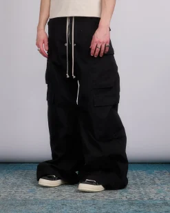 Clearance DRKSHDW Rick Owens Double Cargo Jumbo Belas Cttn Cnvas Blk