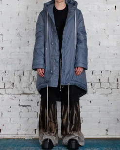 Sale DRKSHDW Rick Owens Fishtail Parka Recycled Nylon Stone