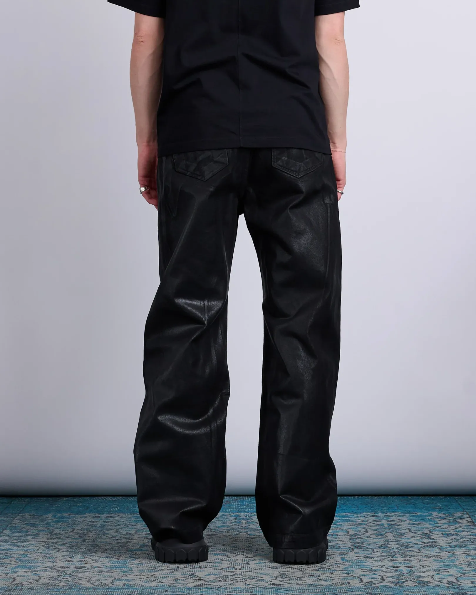 Outlet DRKSHDW Rick Owens Geth Jeans 13oz Foil Denim Black