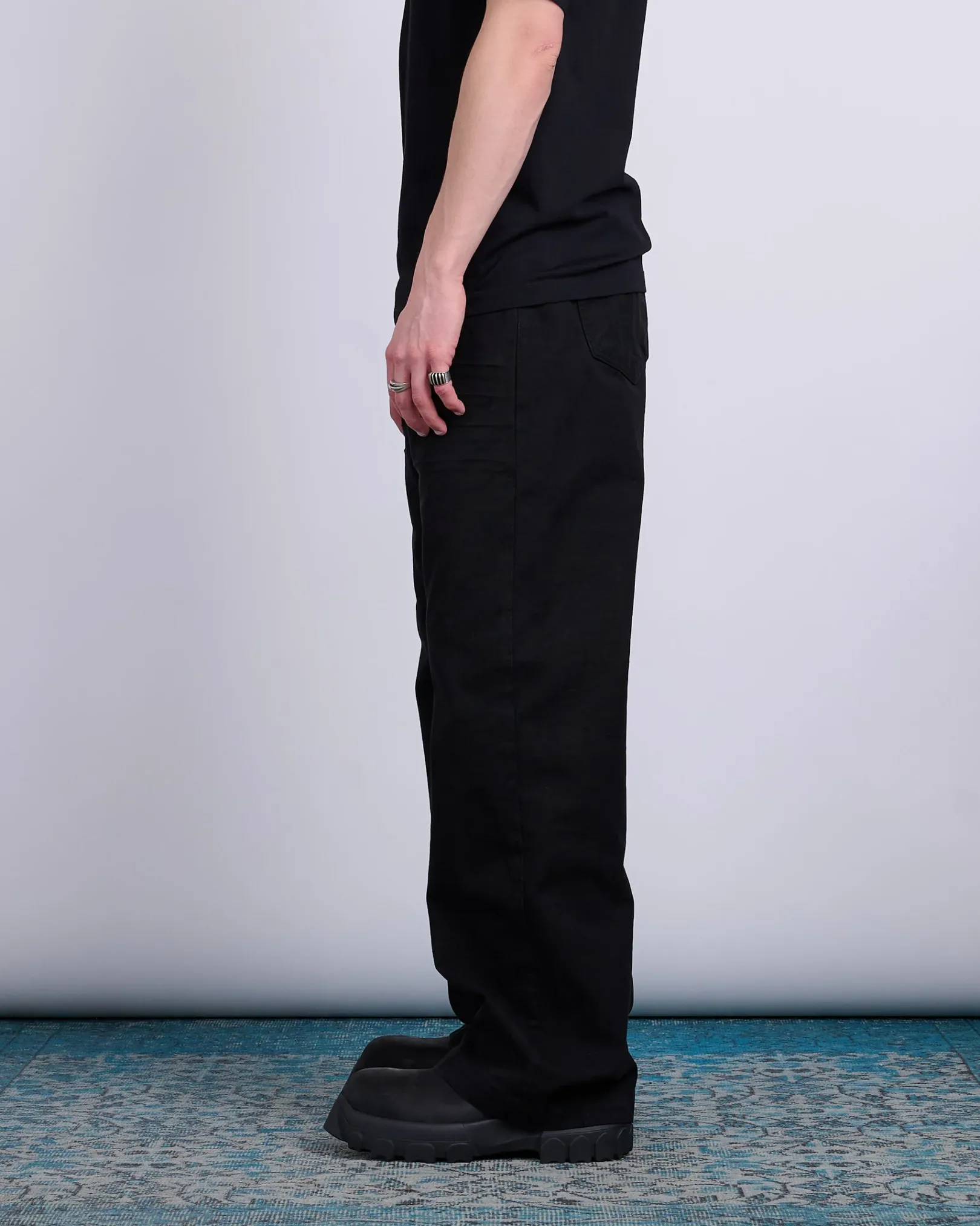 Online DRKSHDW Rick Owens Geth Jeans Cotton Canvas Black