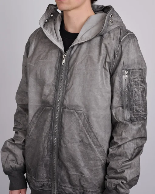 Sale DRKSHDW Rick Owens Gimp Flight Bomber Foil Poplin Dark Dust