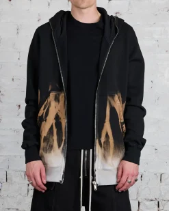 Outlet DRKSHDW Rick Owens Jumbo Gimp Zip Felpa Sun Terra
