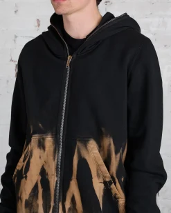 Outlet DRKSHDW Rick Owens Jumbo Gimp Zip Felpa Sun Terra