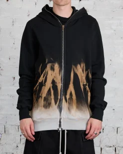 Outlet DRKSHDW Rick Owens Jumbo Gimp Zip Felpa Sun Terra