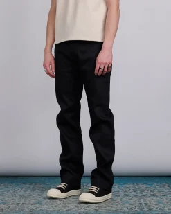 Fashion DRKSHDW Rick Owens MIJ Kurdt Jean 12oz Denim Black