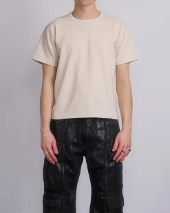 Clearance DRKSHDW Rick Owens MIJ Osterberg T-Shirt 11oz Jersey Natural