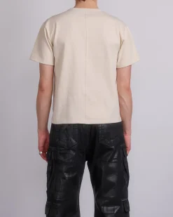 Clearance DRKSHDW Rick Owens MIJ Osterberg T-Shirt 11oz Jersey Natural