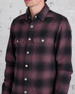 Sale DRKSHDW Rick Owens MIJ Outershirt Terra Plaid