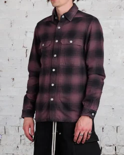 Sale DRKSHDW Rick Owens MIJ Outershirt Terra Plaid