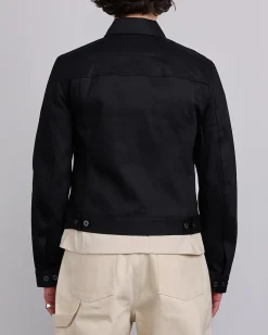 Outlet DRKSHDW Rick Owens MIJ Trucker Jacket 12oz Denim Black