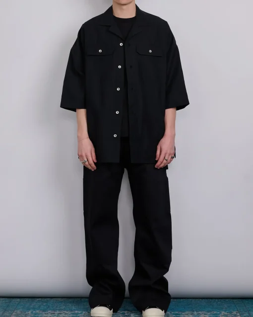 Outlet DRKSHDW Rick Owens Tommy Magnum Tencel Ripstop Blk