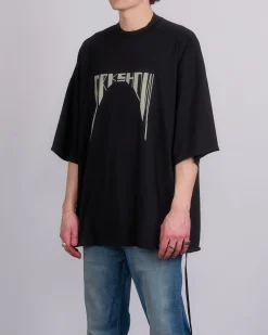 Fashion DRKSHDW Rick Owens Tommy T-Shirt RN Jersey Black Pearl