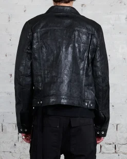 New DRKSHDW Rick Owens Trucker Jacket Megacrust 13oz Denim