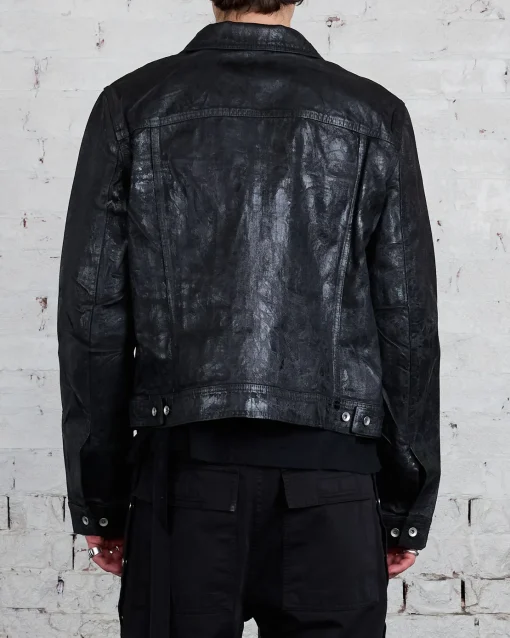 New DRKSHDW Rick Owens Trucker Jacket Megacrust 13oz Denim