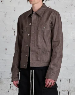 Sale DRKSHDW Rick Owens Trucker Jacket 13oz Denim Dark Dust