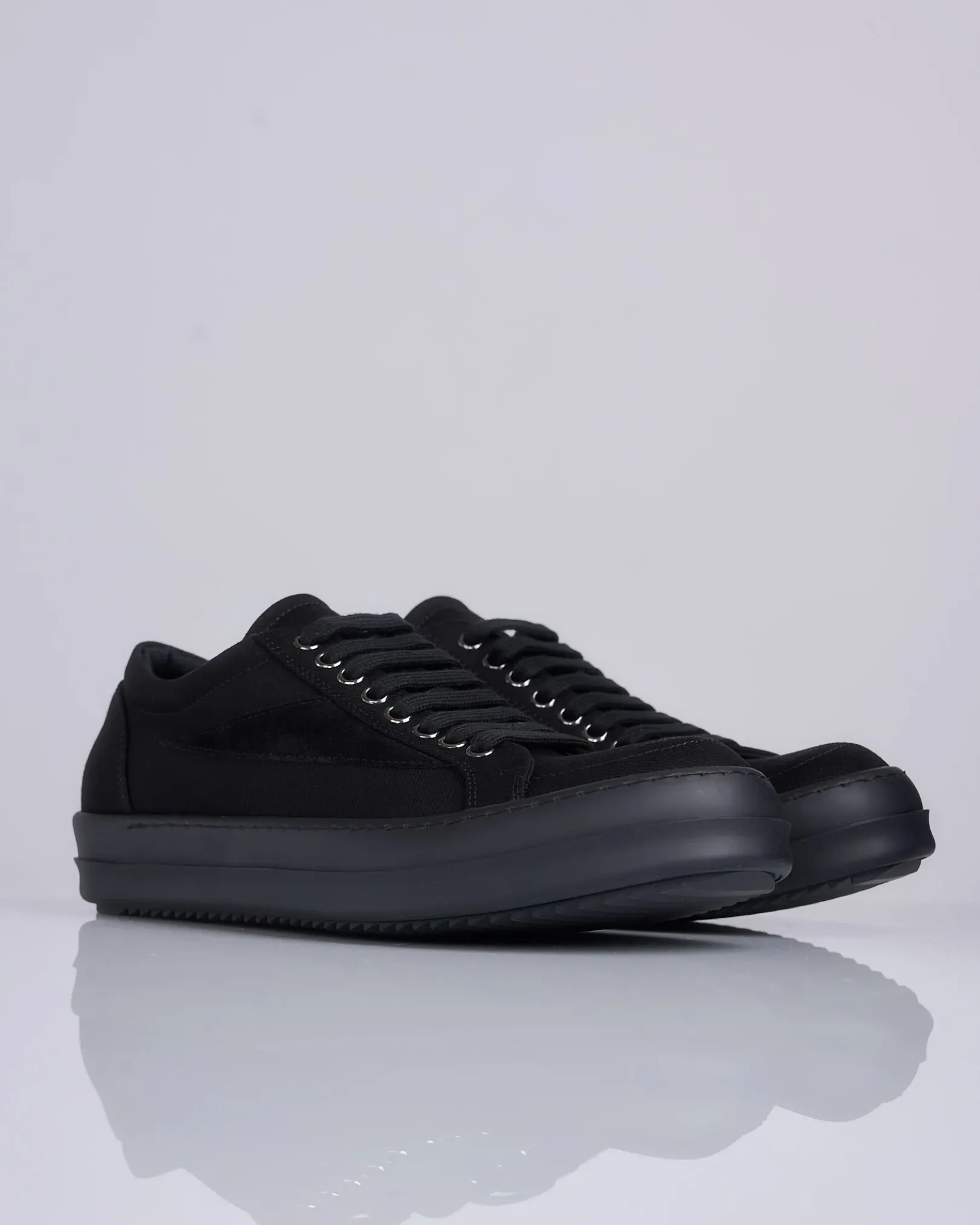 Online DRKSHDW Rick Owens Vintage Sneaks 13oz Denim All Black
