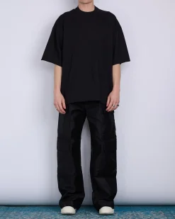 New DRKSHDW Rick Owens x LESS 17 Geth Double Cargo Pant NDK Cotton Doeskin Black