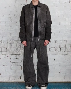 Clearance DRKSHDW Rick Owens Zipfront Jacket Cotton Moleskin Dust