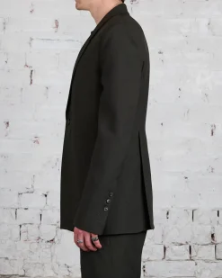 Clearance Rick Owens Fogpocket Soft Soft Blazer WGP Forest