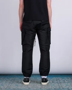 Clearance Rick Owens Mastodon Megacargo Pant Hvy Faille Black