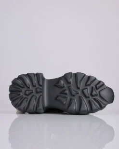 Clearance Rick Owens Mega Laced Megatractor Boot Black Pearl