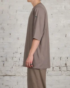 Outlet Rick Owens Moncler Crewneck T-Shirt Dust