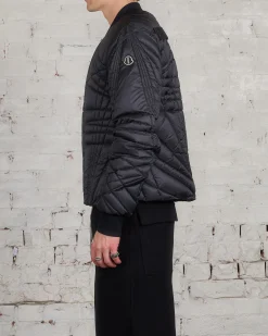 Best Rick Owens Moncler Megapenta Flight Jacket Black