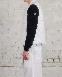 Best Rick Owens Moncler Megapenta Vest Jacket Milk