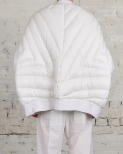 Clearance Rick Owens Moncler Radiance Peter Jacket Milk