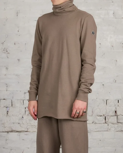 Clearance Rick Owens Moncler Surf Turtleneck Dust