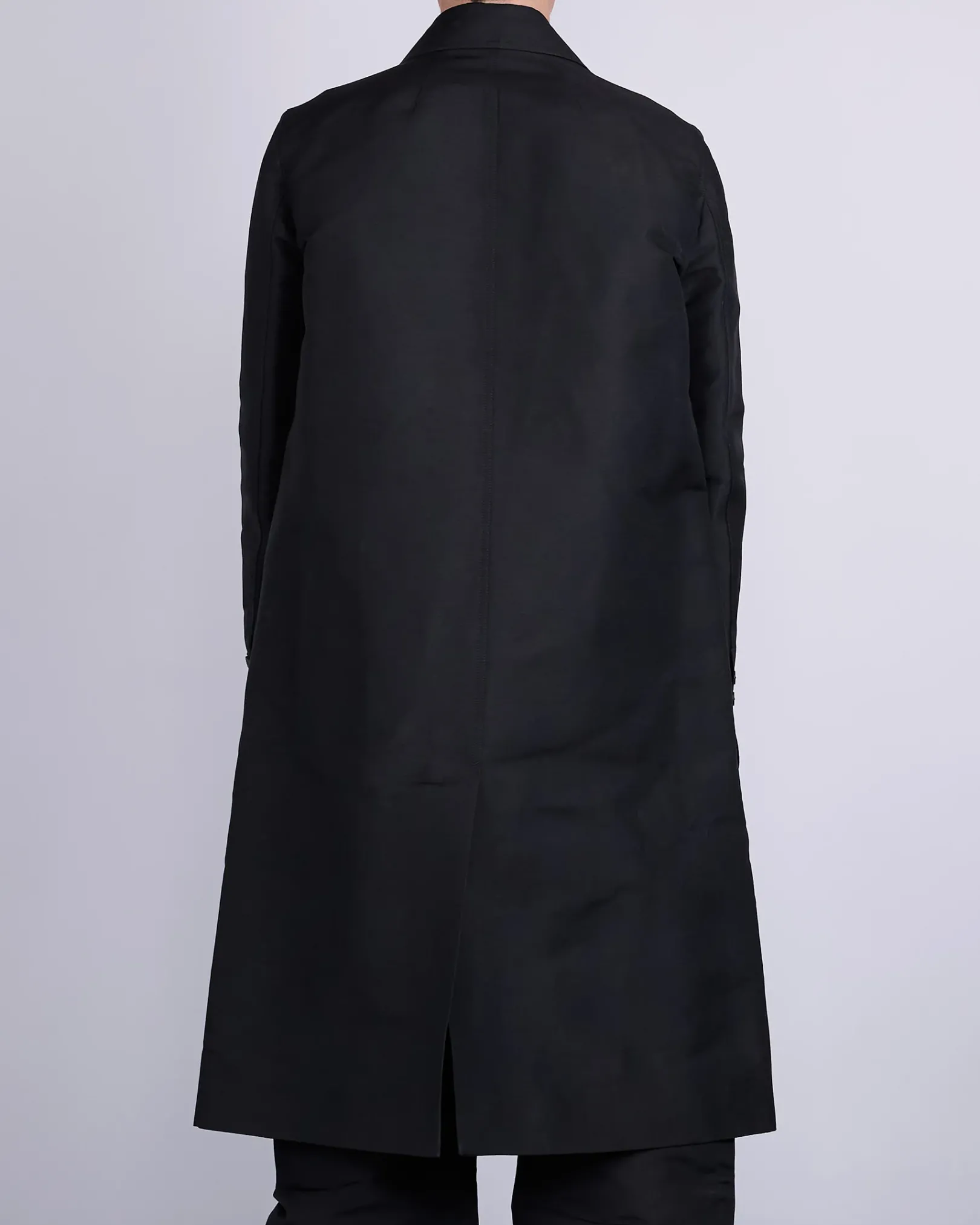 Online Rick Owens Officer Coat Heavy Faille Black