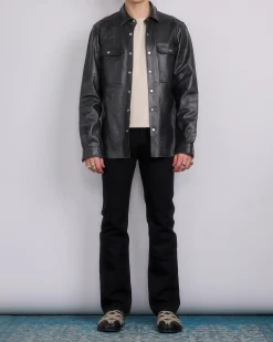 Outlet Rick Owens Runway Bonotto Headon Jean Terrain Cotton Black