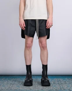 Best Rick Owens Runway Boxer Short Blister Lamb Black