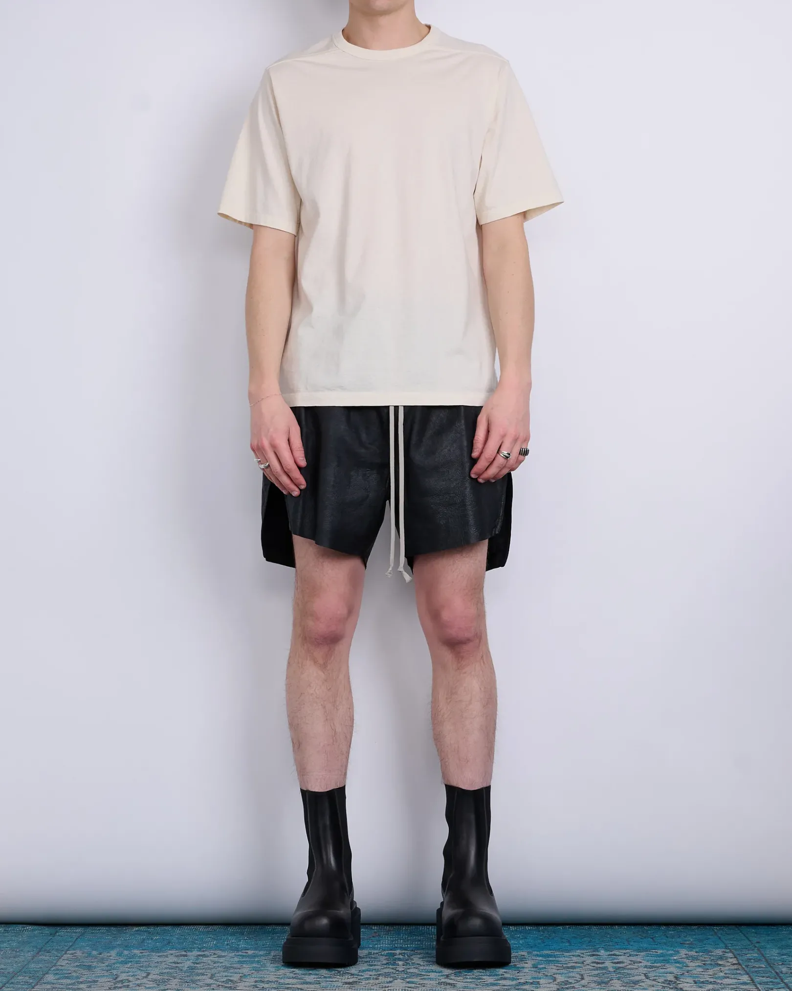 Best Rick Owens Runway Boxer Short Blister Lamb Black