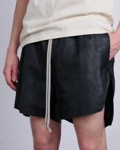 Best Rick Owens Runway Boxer Short Blister Lamb Black
