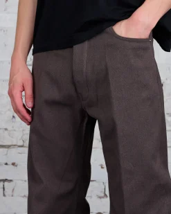 Discount Rick Owens Runway Geth Jean Cotton Whipcord Ash