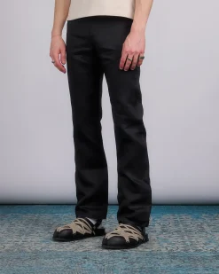 Clearance Rick Owens Runway Headon Utility Pant Linen Twill Black