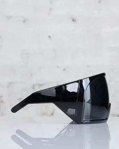 Outlet Rick Owens Runway Kriester Sunglass Black / Black