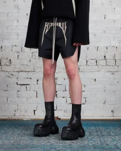 New Rick Owens Runway Long Boxers TE Black/Pearl
