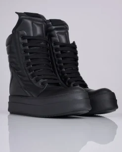 New Rick Owens Runway Mega Geobasket LCO Black Black Black