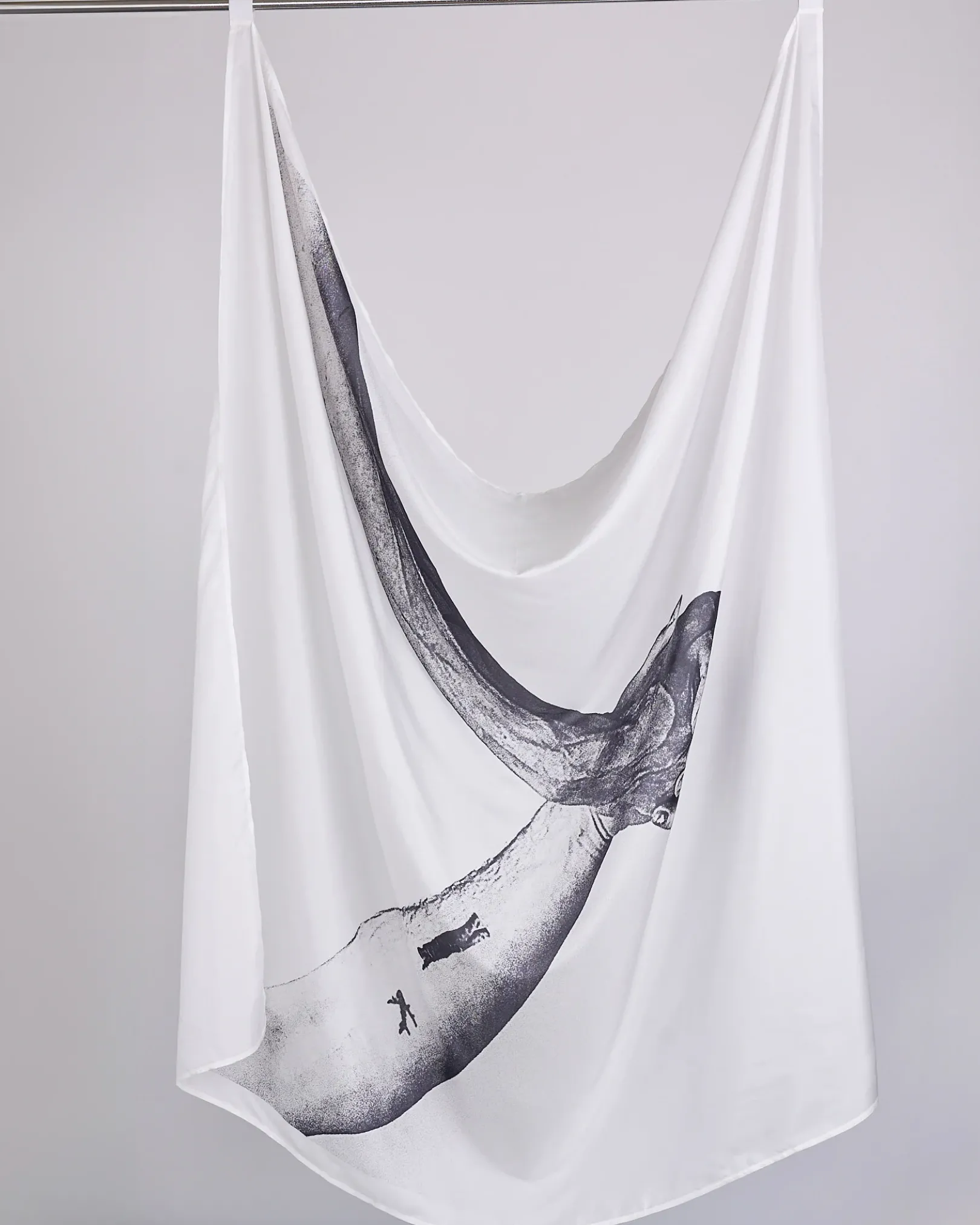 Clearance Rick Owens Runway Silk Hobati United Flag