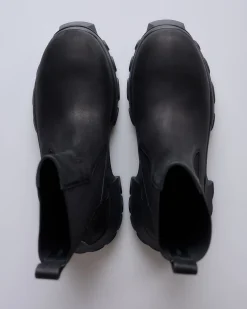 Clearance Rick Owens Tractor Beatle Boot LWN Nubuck Black Black