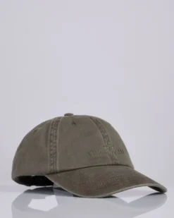 Best Stone Island Brushed Gabardine Logo Cap Military Green