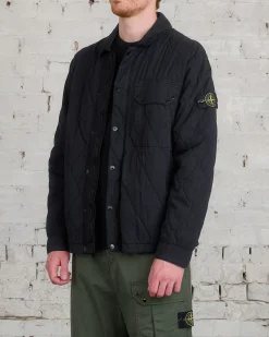 Fashion Stone Island Brushed Tela Jacket Black