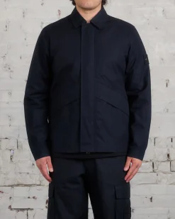 Outlet Stone Island Ghost Piece Ventile Overshirt Black