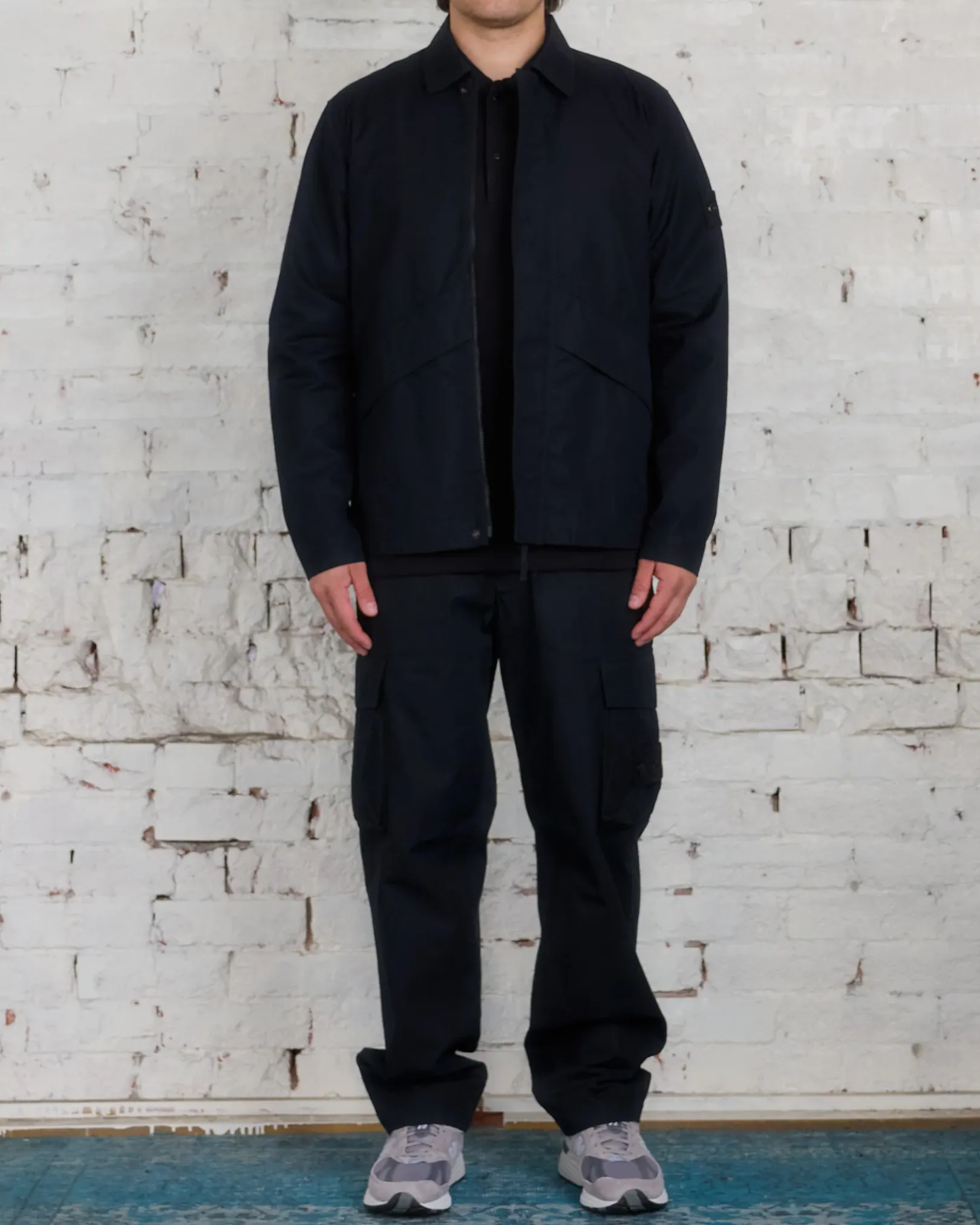 Outlet Stone Island Ghost Piece Ventile Overshirt Black