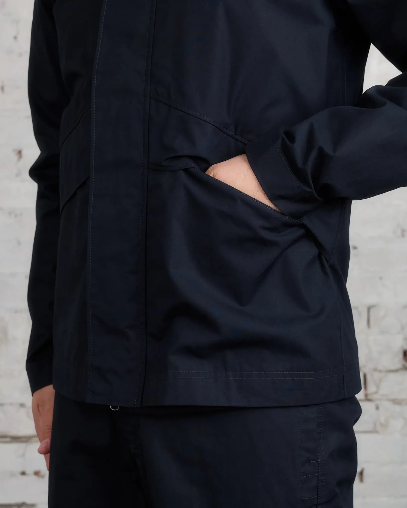 Outlet Stone Island Ghost Piece Ventile Overshirt Black